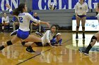 Volleyball vs Emerson  Wheaton College Women's Volleyball vs Emerson College. - Photo by Keith Nordstrom : Wheaton, Volleyball, VB2019